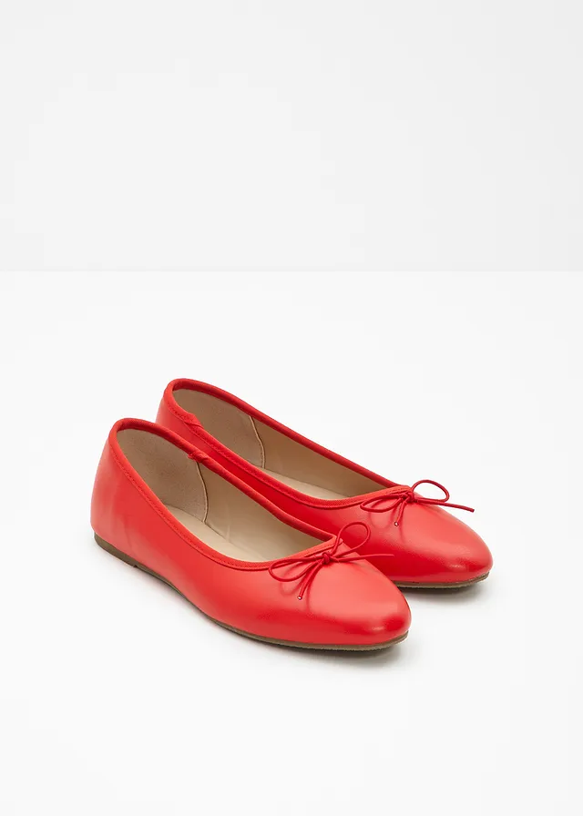 Ballerines avec nœud, Couleur: fraise