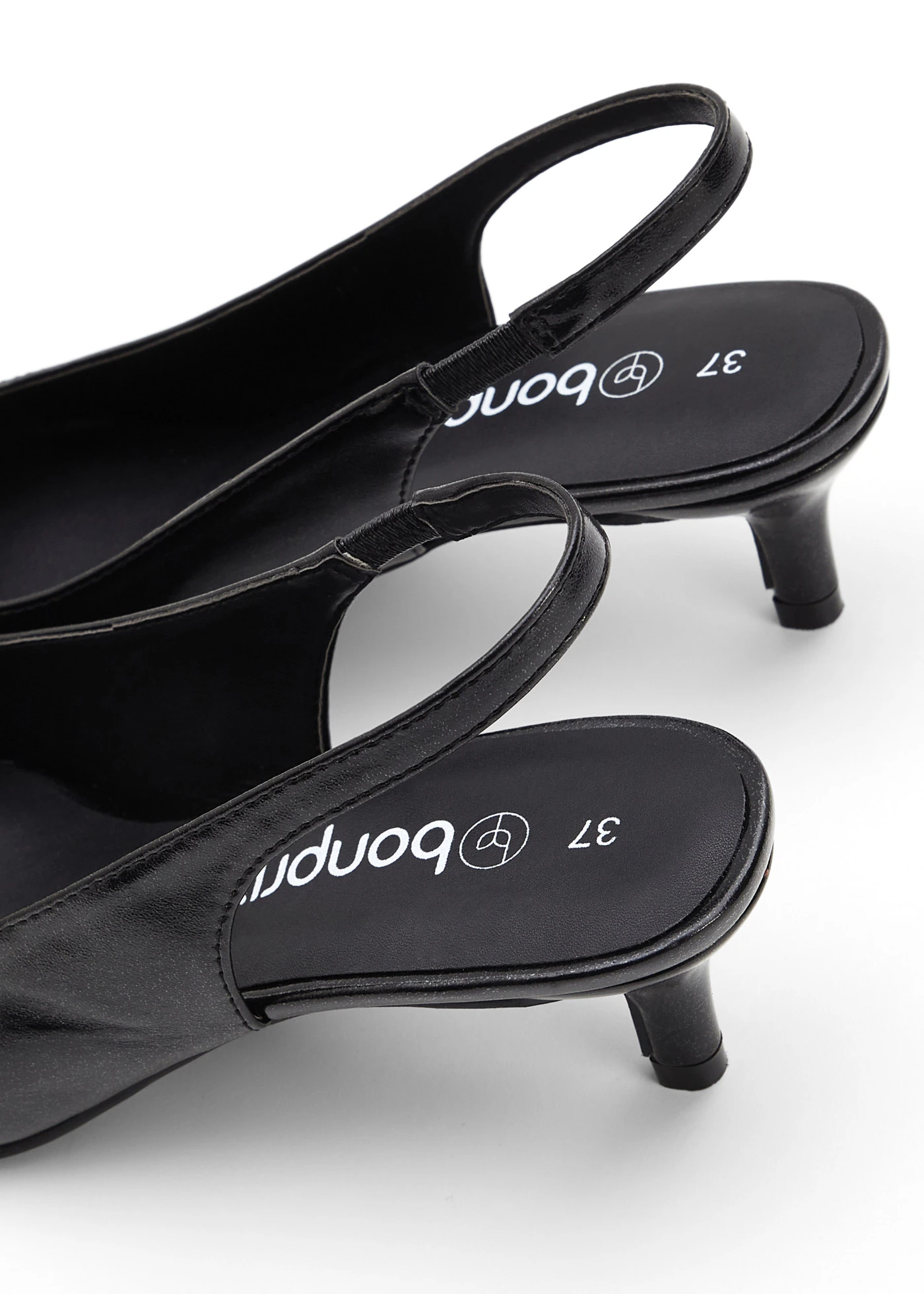 Slingback pumps met smalle hak • zwart • bonprix online shop