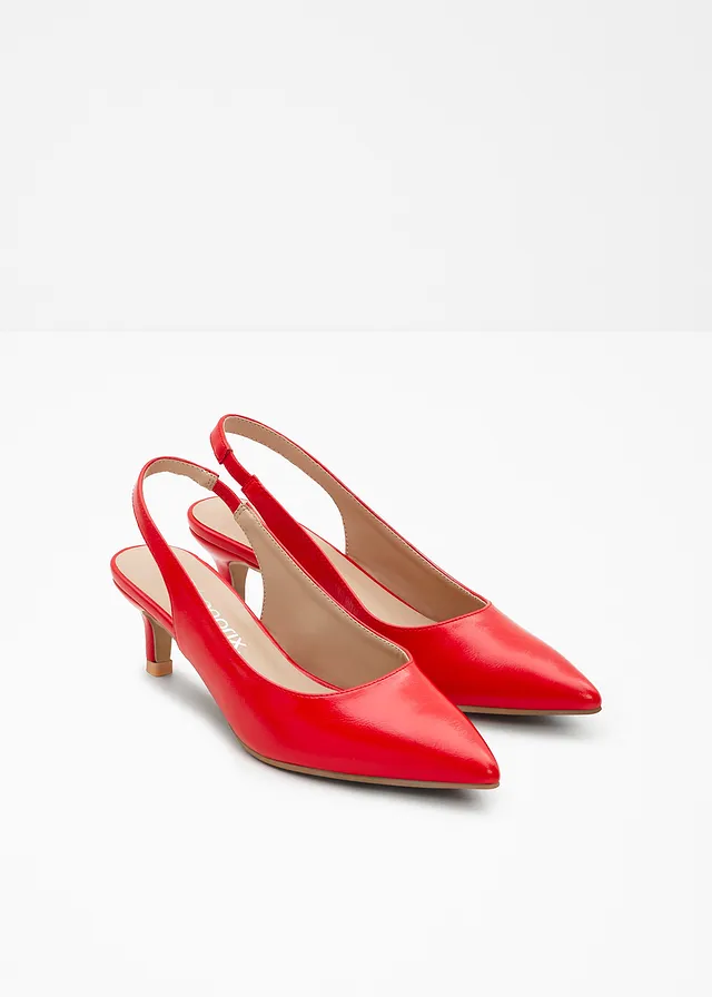 Escarpins slingback à petit talon fin