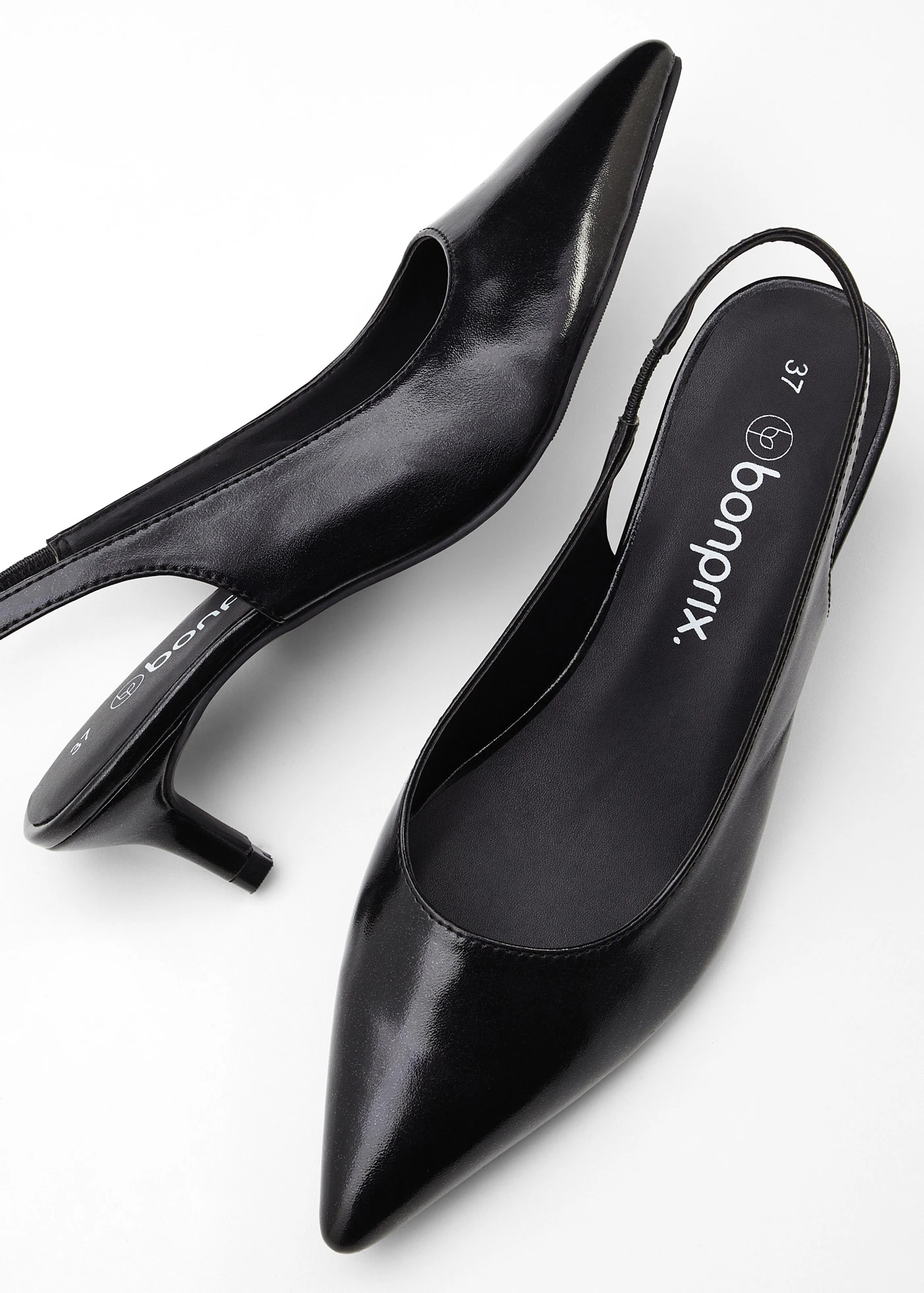Slingback pumps • zwart • bonprix online shop