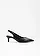 Slingback pumps met smalle hak, Kleur: zwart