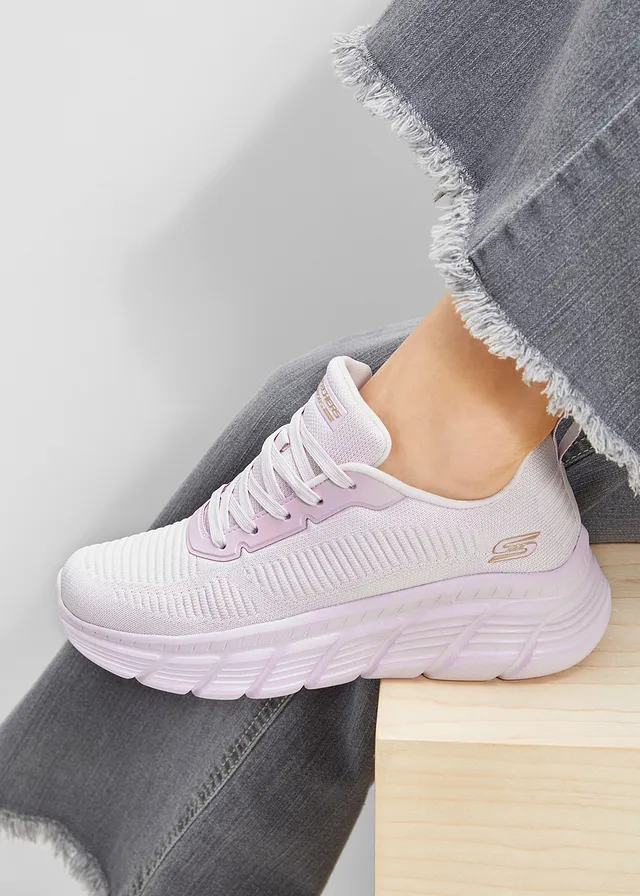 Skechers Chunky Sneaker met Memory Foam, Kleur: lichtpaars
