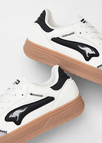 Kangaroos sneakers • wit/zwart • bonprix online shop