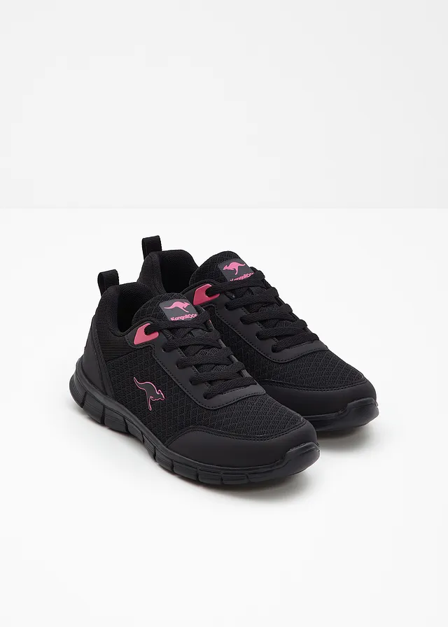 Sneakers Kangaroos à empiècement mesh, Couleur: noir