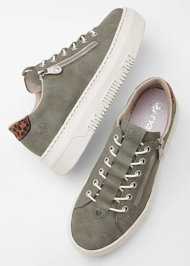 Lichte plateau sneakers van Rieker • groen • product-page.page-title-suffix