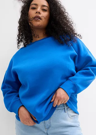Oversized sweater, Kleur: arctisch blauw