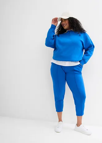 Oversize mikina, barva: modrá