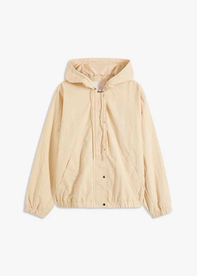 Oversized bomber, Kleur: groenbeige
