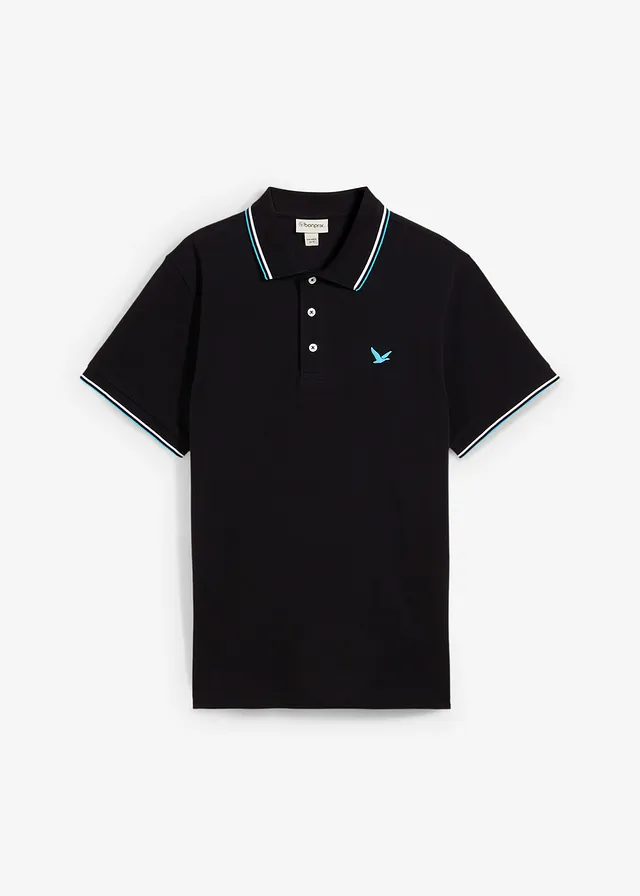 Piqué poloshirt van biologisch katoen