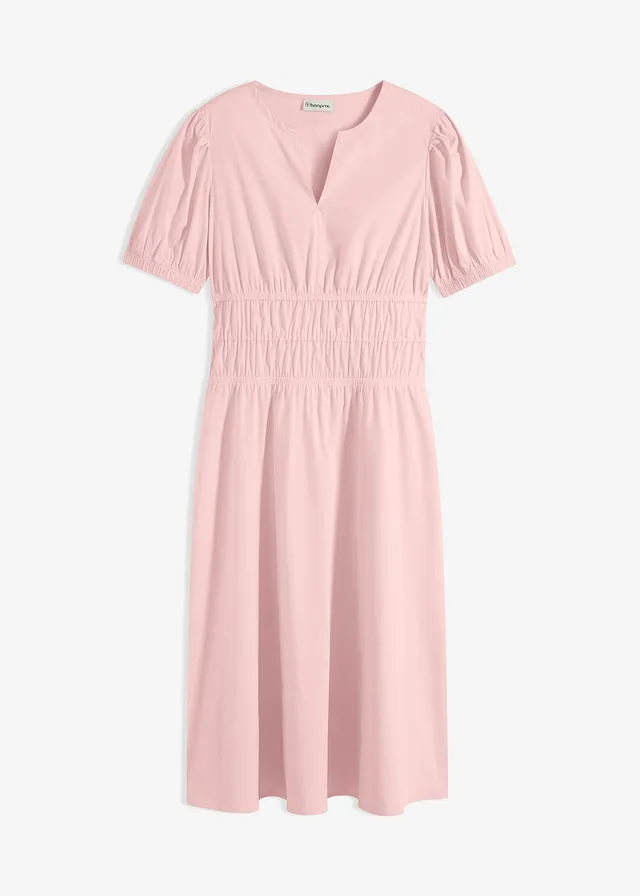 Rochie midi cu talie elastică