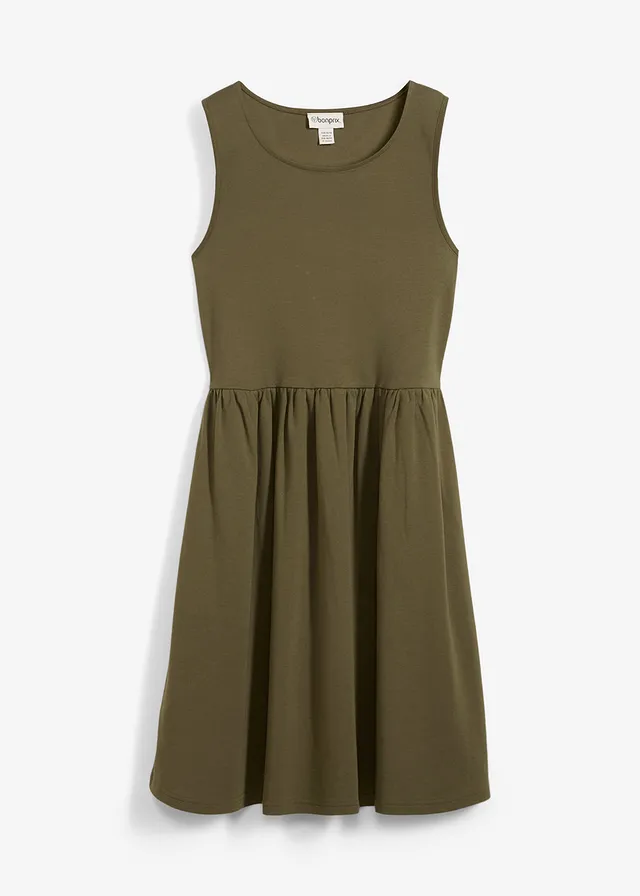 Robe à poches en jersey 100% coton