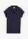 Shirt met open polokraag, Kleur: donkerblauw