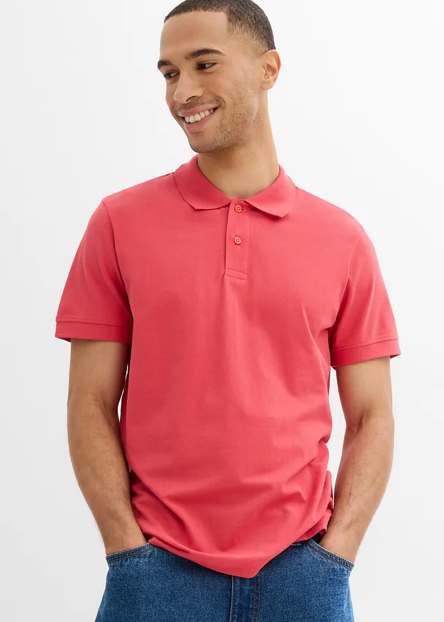 Piqué poloshirt van biologisch katoen