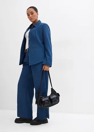 Bluză cu mâneci lungi din bumbac organic 100%, culoare: alb