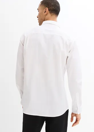 Chemise habillée sans repassage 100% coton, regular • blanc • Boutique bonprix