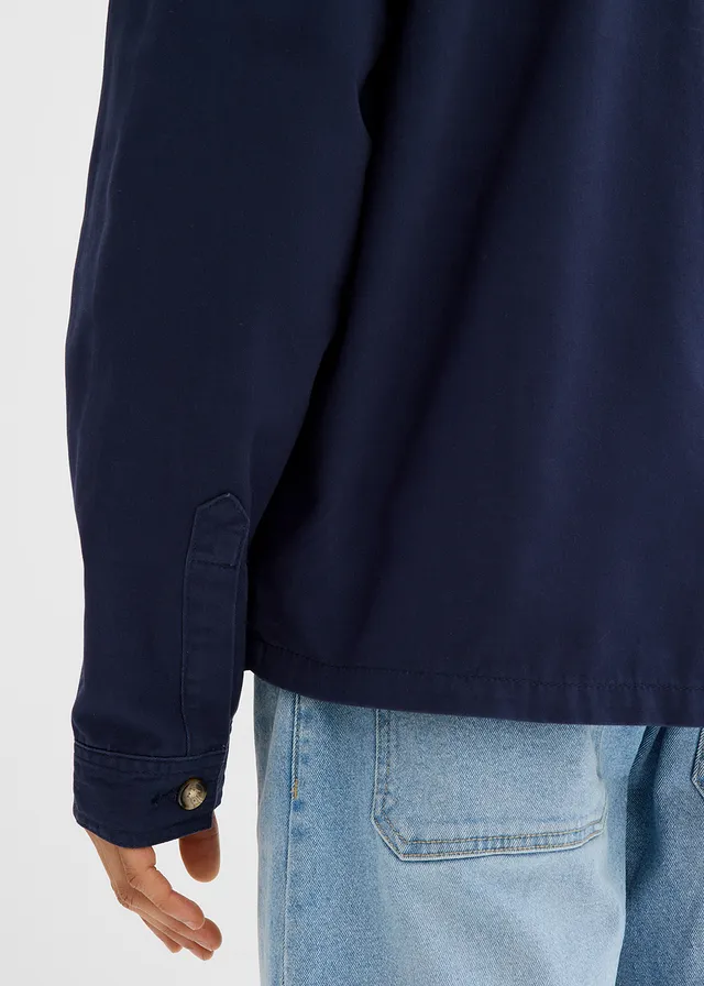 Twill tussenjas, loose fit • donkerblauw • product-page.page-title-suffix