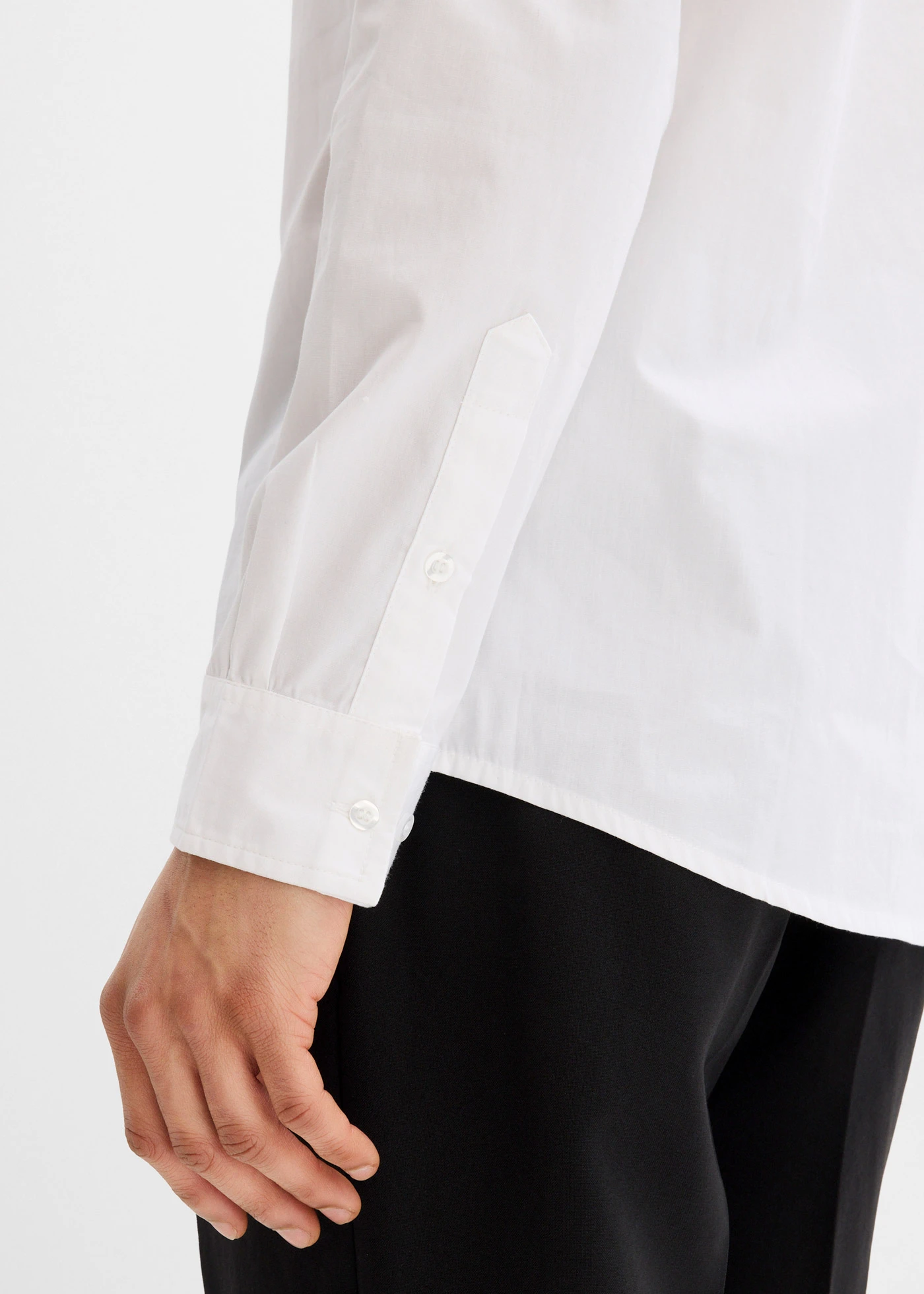 Strijkvrij overhemd van puur biologisch katoen, regular fit • wit • bonprix online shop