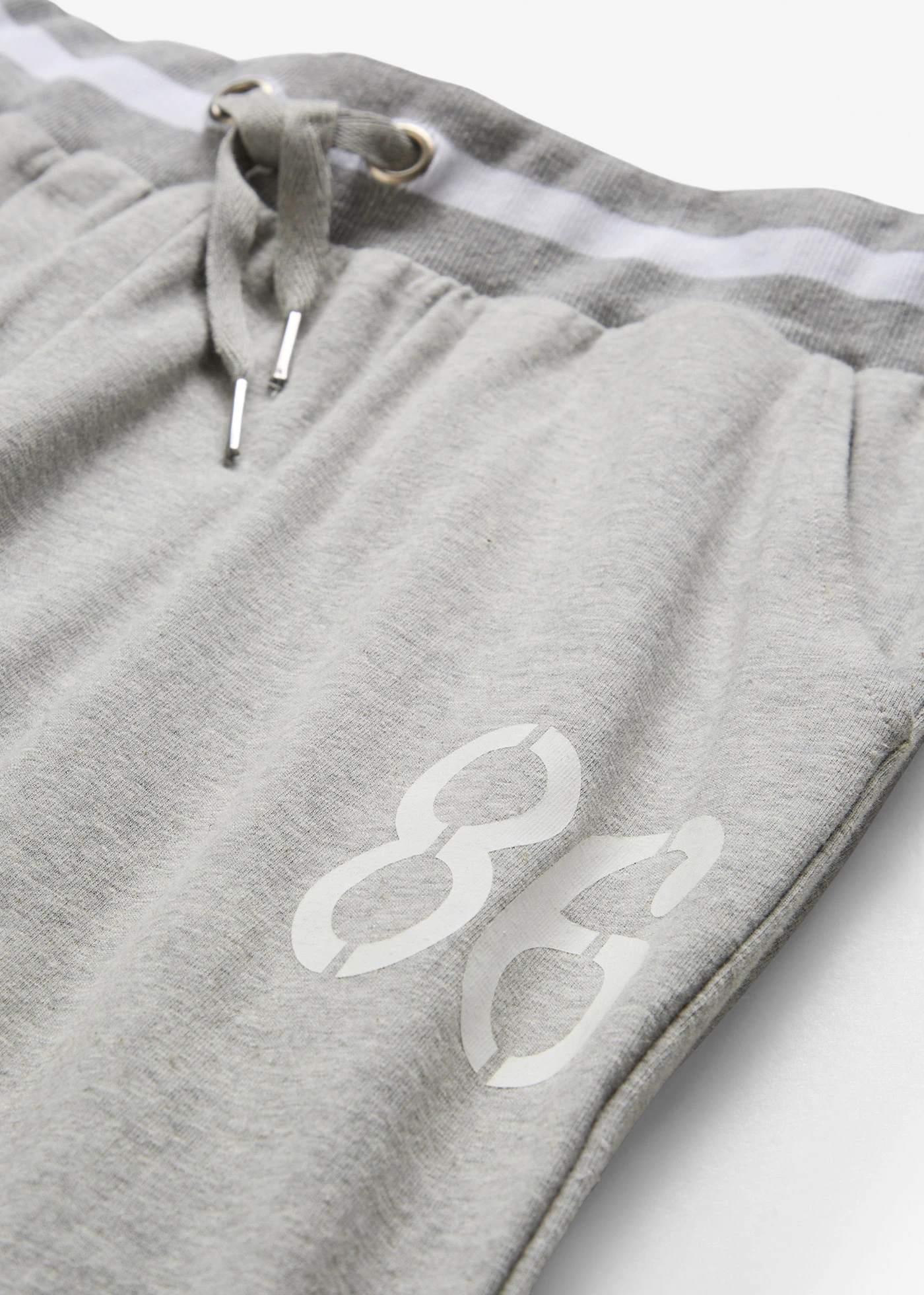 3/4 joggingbroek (set van 2) • lichtgrijs gemêleerd+zwart • bonprix online shop