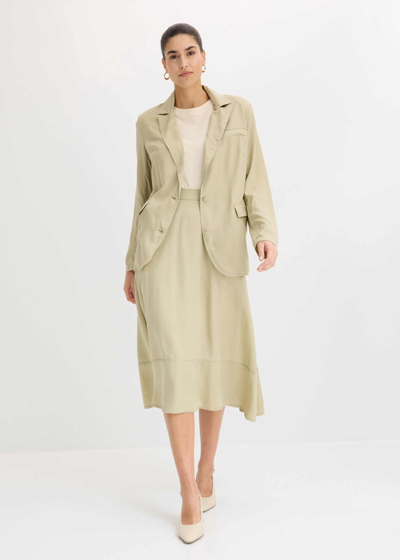 Lyocell blazer • rookkaki • bonprix online shop