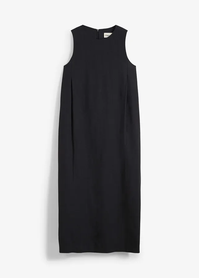 Rochie midi cu buzunare laterale, din amestec cu viscoză