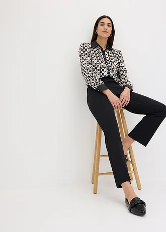 Strečové kalhoty • černá • bonprix obchod