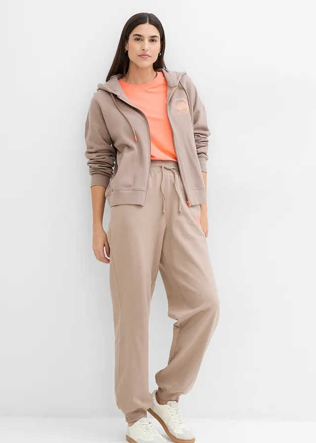Sweatpants van katoen • taupe-zalm • product-page.page-title-suffix