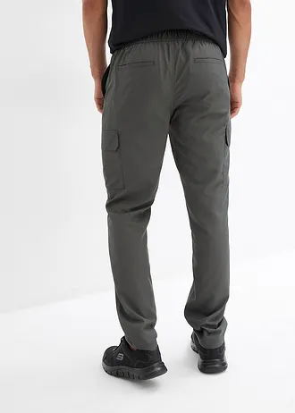 Ultralichte cargo instapbroek met bionic finish, waterafstotend • antraciet • bonprix online shop