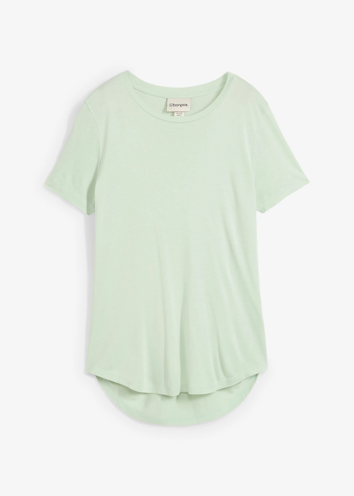 T-shirt long en viscose douce • roseau clair • Boutique bonprix