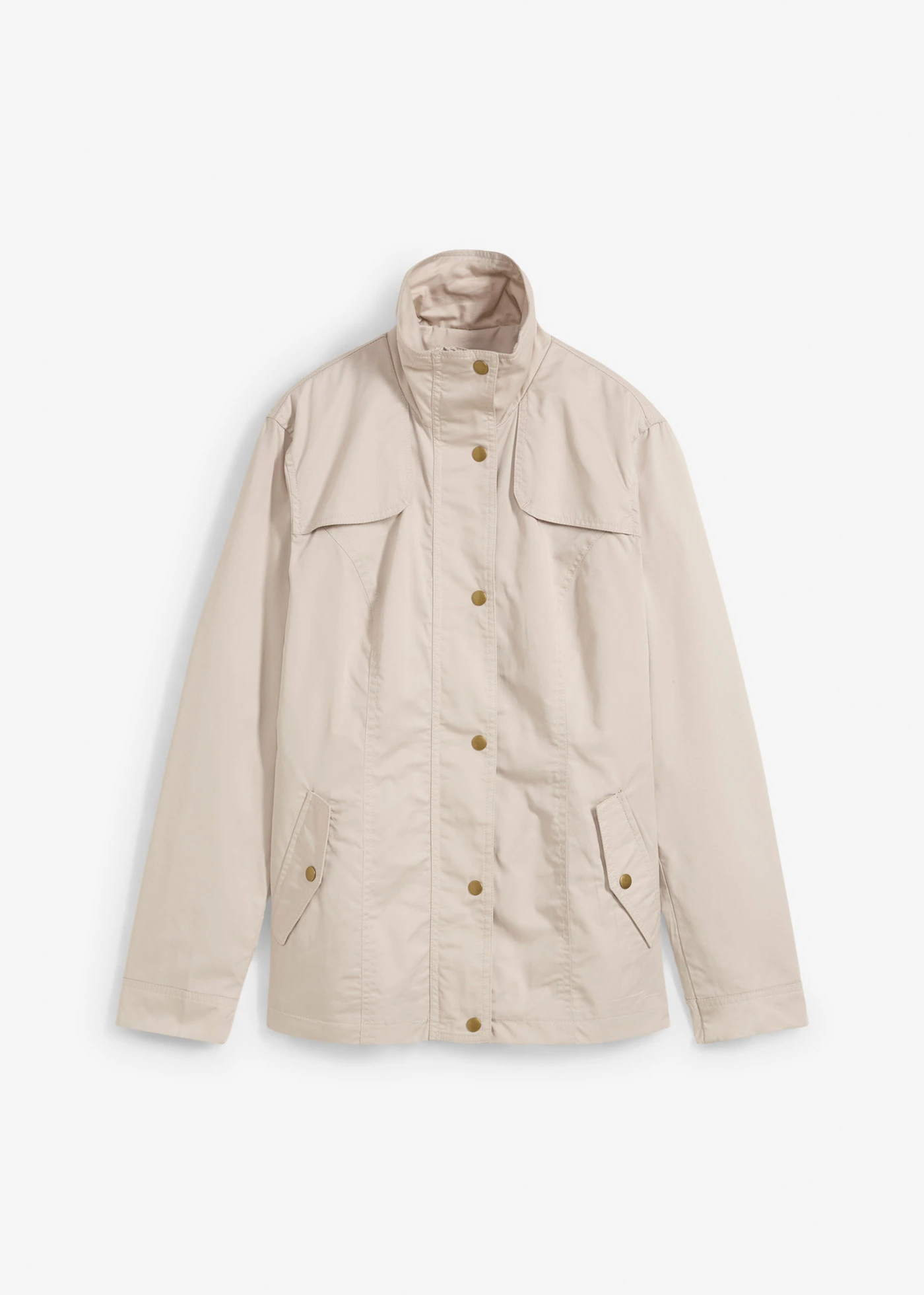 Jas met opstaande kraag • steengrijs • bonprix online shop