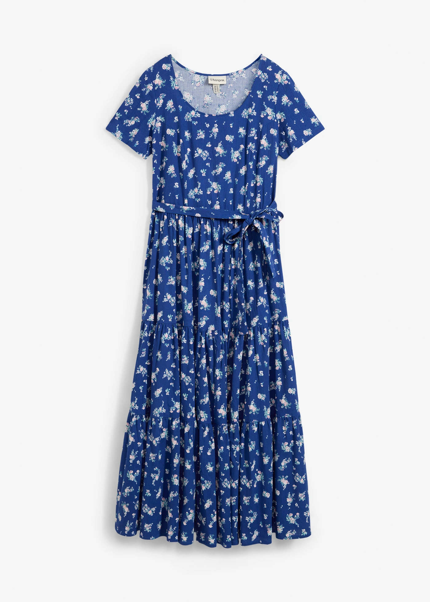 Jurk van katoen • gentiaanblauw/topaasblauw/lichtblauw gebloemd • bonprix online shop