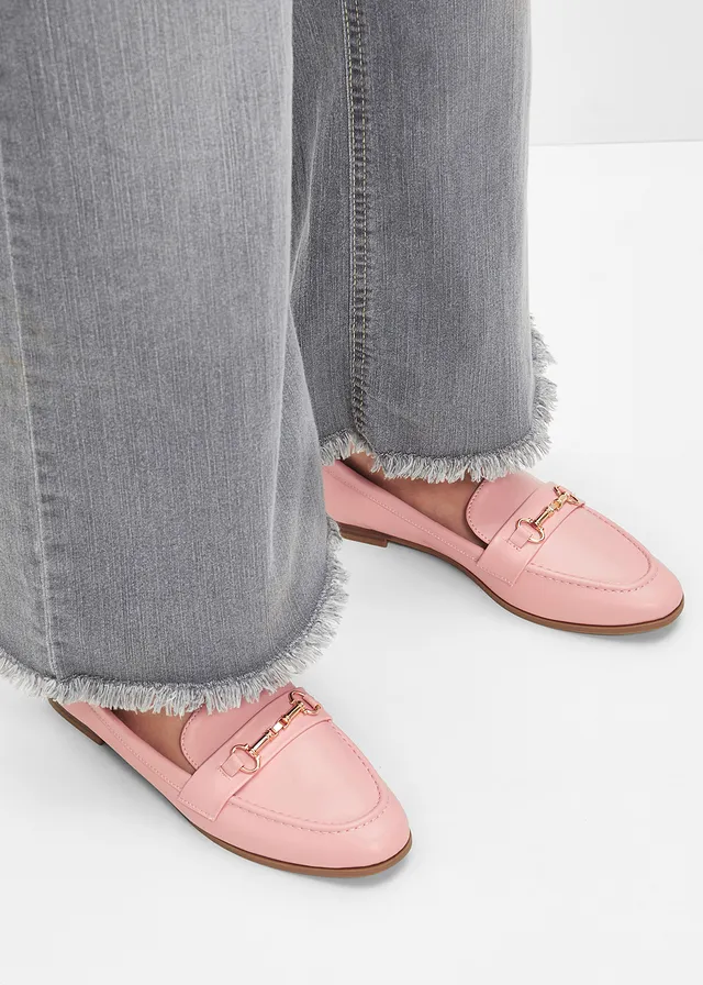 Mocassins avec boucle, Couleur: rose