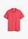 Pólo tričko z piké z čisté organické bavlny, barva: korálově červená