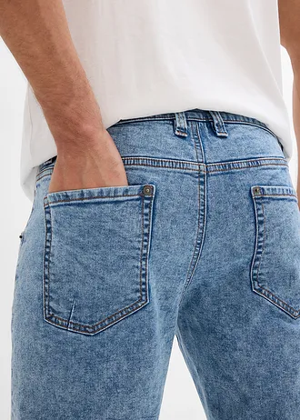 3/4 strečové džíny Regular Fit, Straight • světle modrý denim • bonprix obchod