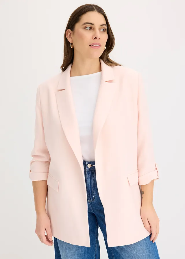 Blazer long, Couleur: rose dragée