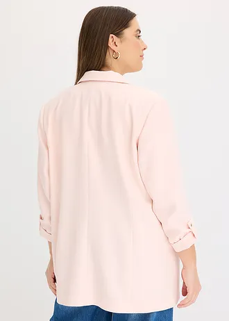 Sacou lung, culoare: roz pal