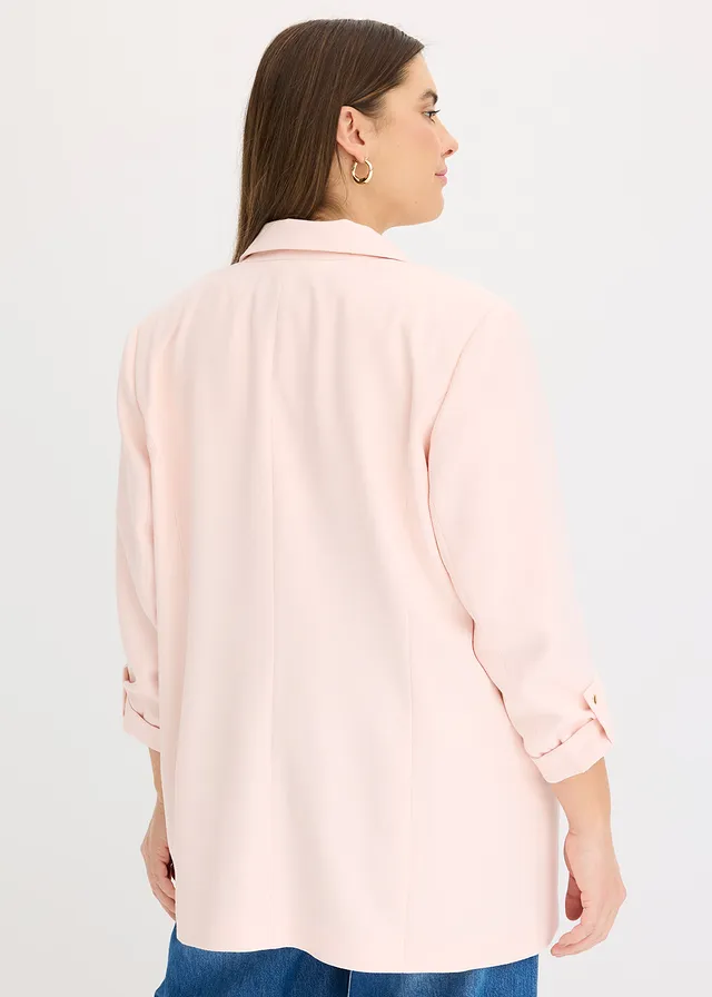 Lange blazer, Kleur: lichtroze