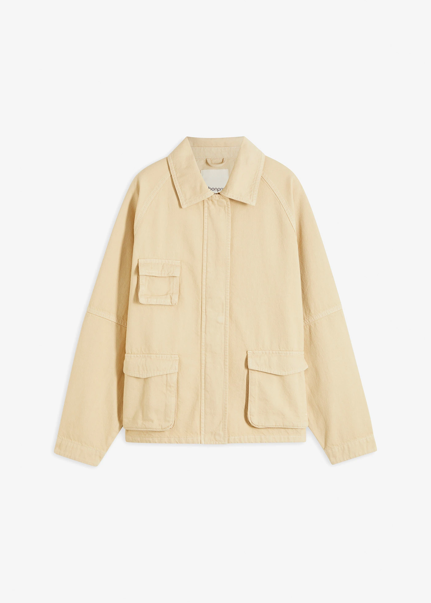 Oversized jas • beige • bonprix online shop