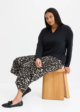 T-shirt manches longues, Couleur: noir