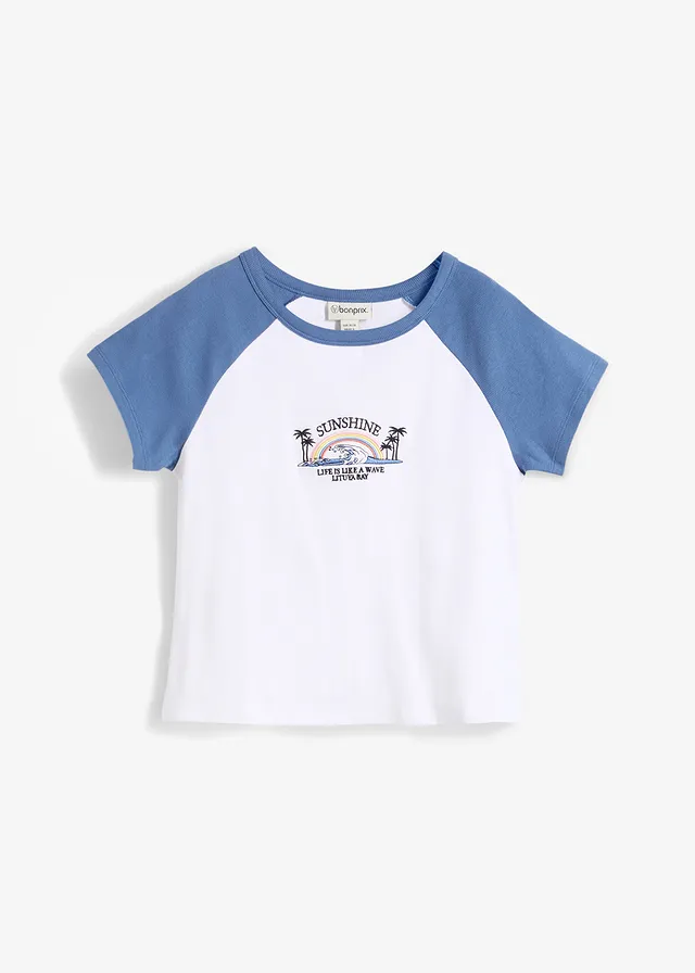 Tricou cu mâneci raglan