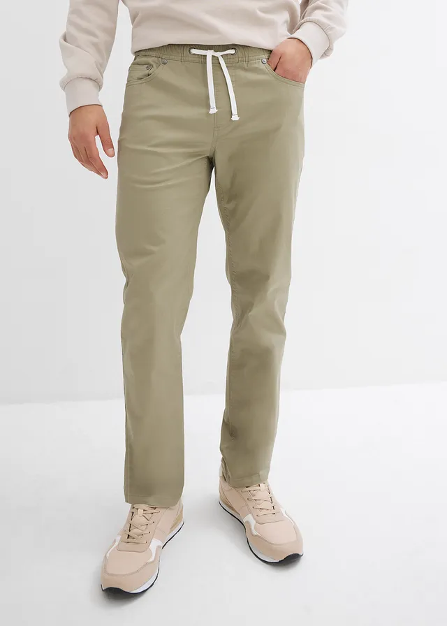 Regular fit stretch instapbroek, straight