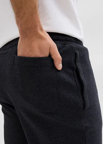 Bermuda long en molleton • anthracite chiné • Boutique bonprix