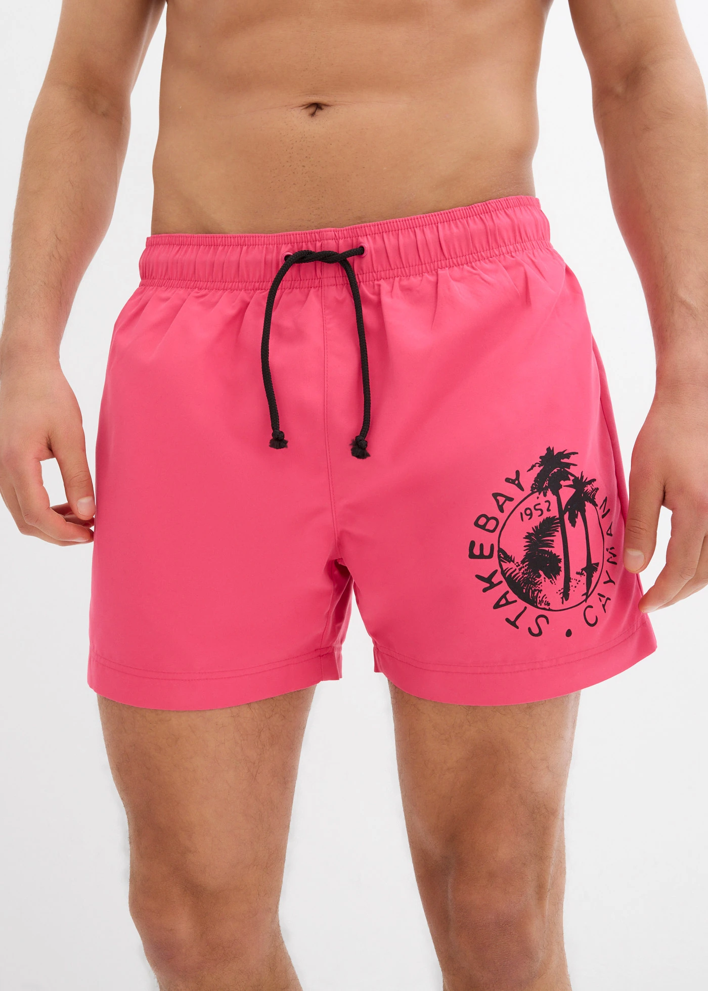 Heren zwemshort • donkerpink/zwart • bonprix online shop