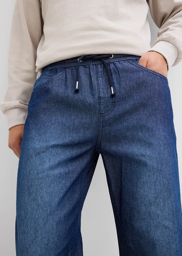 Instapjeans (set van 2) • donkerblauw denim+donkergrijs denim • product-page.page-title-suffix