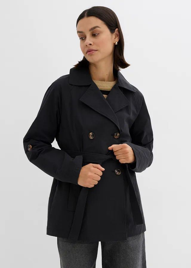 Korte trenchcoat