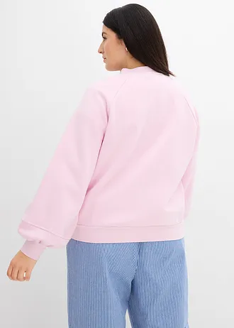 Bomber met ballonmouwen, Kleur: lila poudre