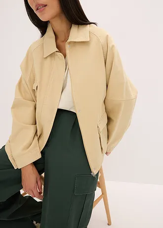 Veste oversize • beige • Boutique bonprix