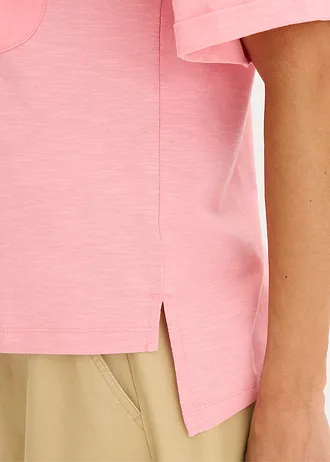 Bluză oversize din bumbac 100% • roz soft • magazin bonprix