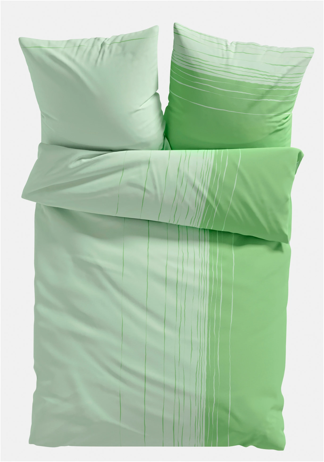 Dekbedovertrek in lentekleuren • groen • bonprix online shop