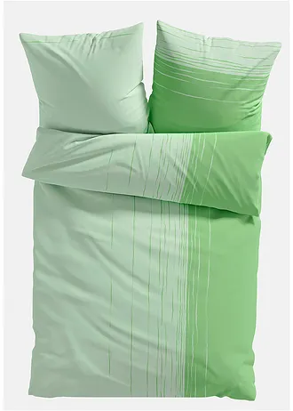 Lenjerie de pat din mix de bumbac • verde • magazin bonprix
