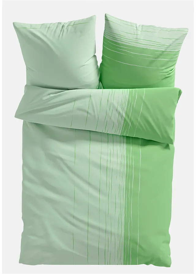 Dekbedovertrek in een katoenmix • groen • bonprix online shop